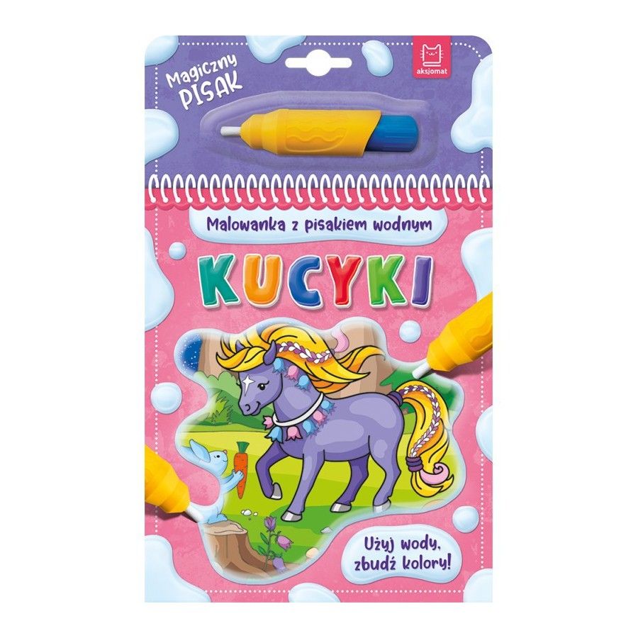 AKSJOMAT Színező könyv vízzel. 