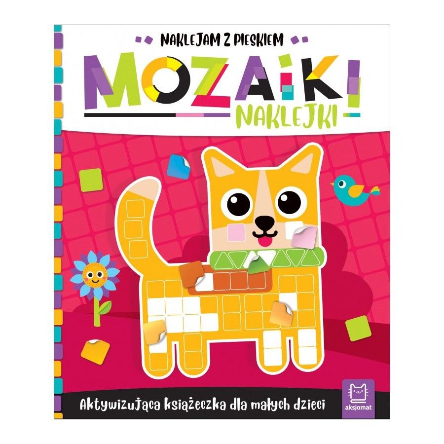 AKSJOMAT Mosaic stickers. Activating a book for small