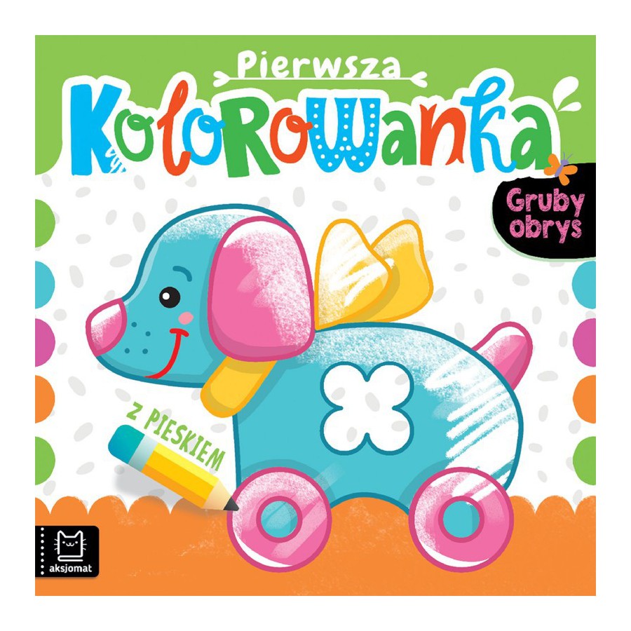 AKSJOMAT PIERWSZA KOLOROWANKA Z RAKIETĄ. 