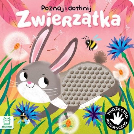 AKSJOMAT Meet and touch. Animals. Sensory book