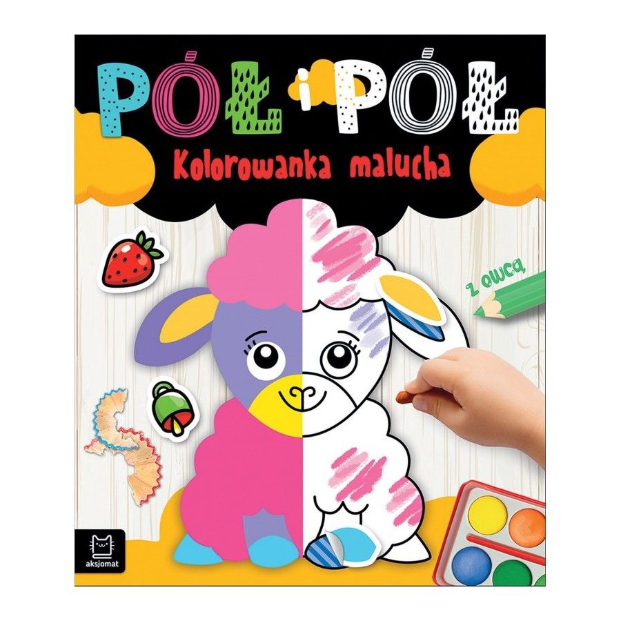 AKSJOMAT PÓŁ I PÓŁ. KOLOROWANKA MALUCHA Z OWCĄ