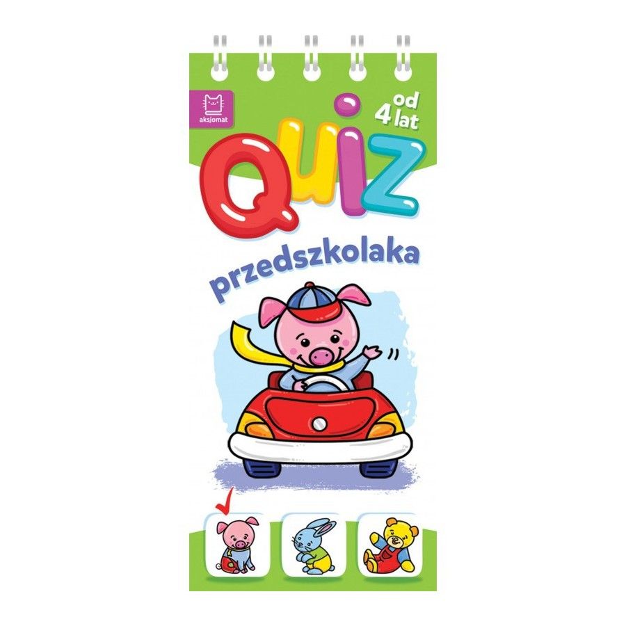 AKSJOMAT QUIZ PRZEDSZKOLAKA ZE ŚWINKĄ OD 4 LAT