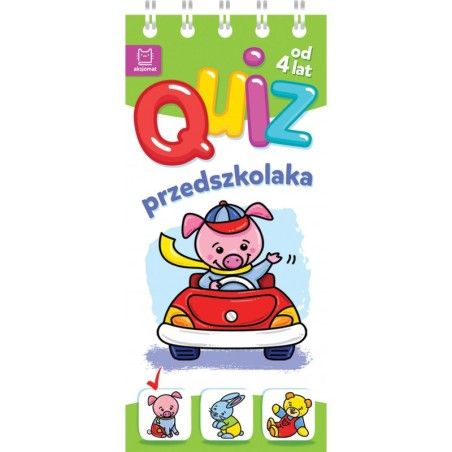 AXIOMAT-QUIZ FÜR VORSCHULKINDER MIT SCHWEIN FÜR 4 JAHRE