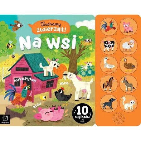 AKSJOMAT We listen to animals! In the countryside. 10 noises