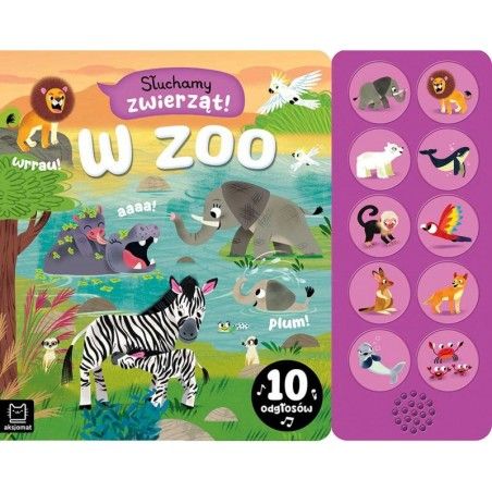 AKSJOMAT Počúvame zvieratá! V zoo. 10 zvukov