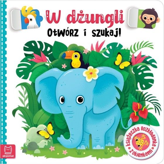 UN AUTOMATE DANS LA JUNGLE. OUVREZ ET CHERCHEZ ! LIVRE À OUVRIR AVEC FENÊTRE