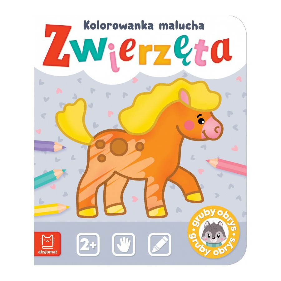 AKSJOMAT ZWIERZĘTA. KOLOROWANKA MALUCHA - 9788382136814