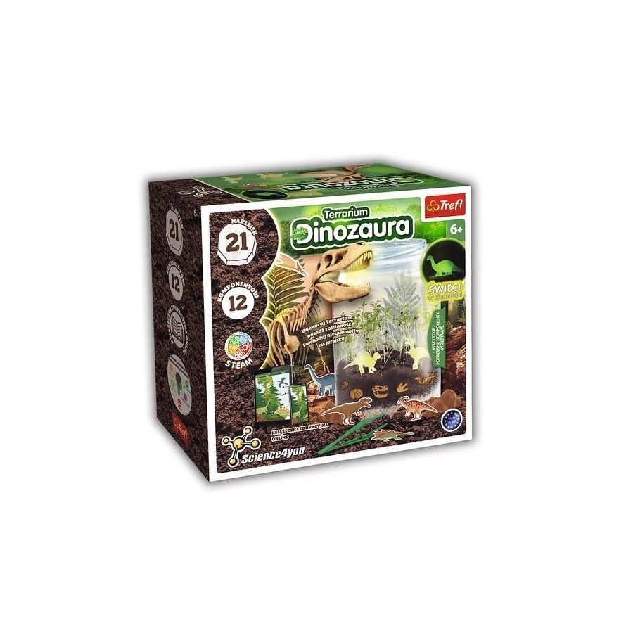 Trefl Dinosaurier-Terrarium-Wissenschaftsset