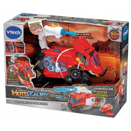 VTech Zabawka interaktywna Motozaury, Triceratops Nexor