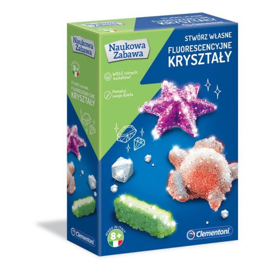 Clementoni Zestaw naukowy Fluorescencyjne Kryształy