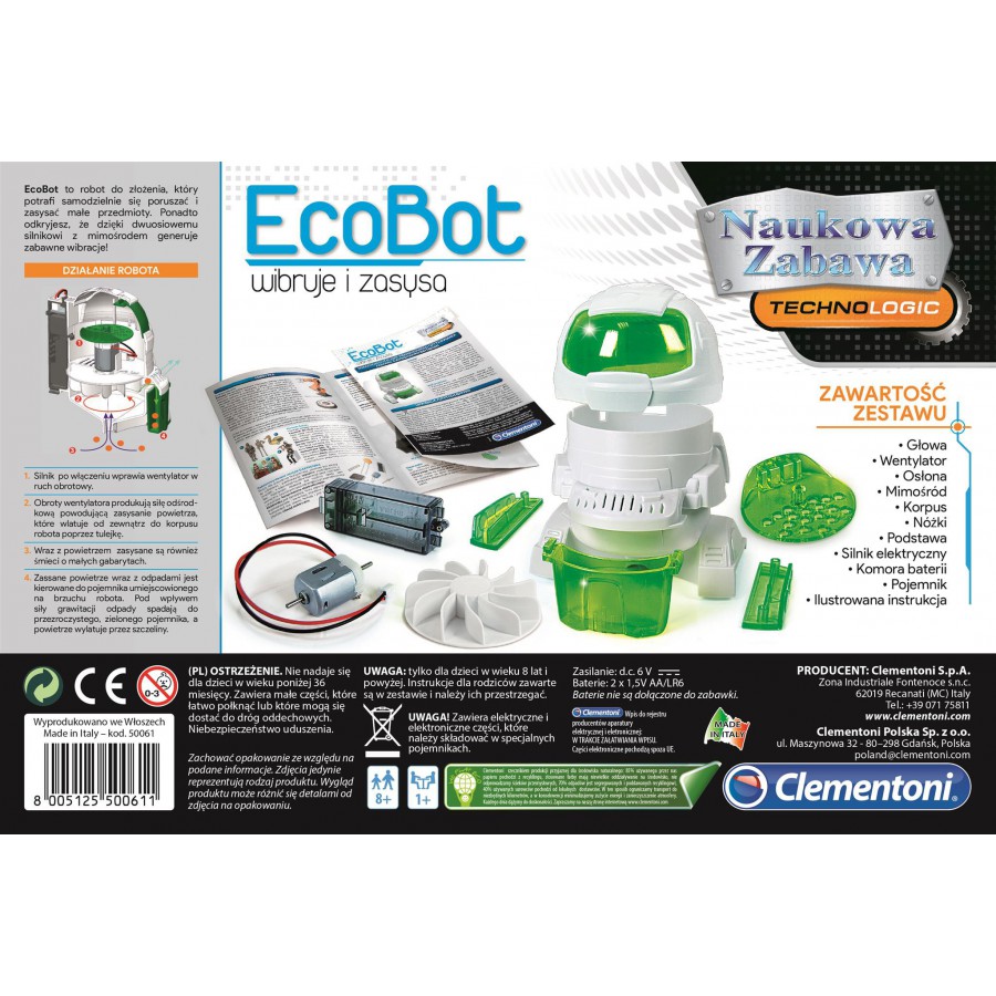 Clementoni Robot Ecobot - 8005125500611