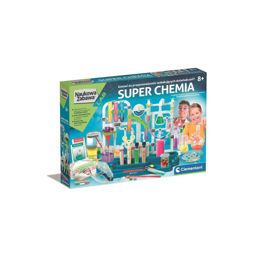 Clementoni Zestaw naukowy Super Chemia - 8005125508051