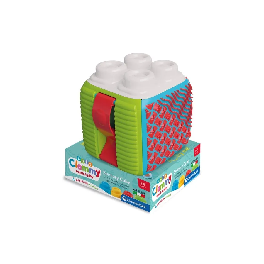 Clementoni Blokkok Clemmy Sensory Cube - 8005125179022