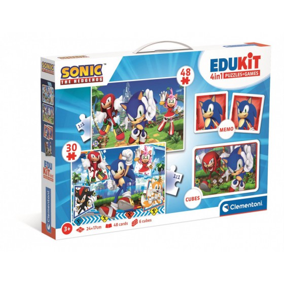 Clementoni Zestaw gier Edukit Sonic - 8005125183180