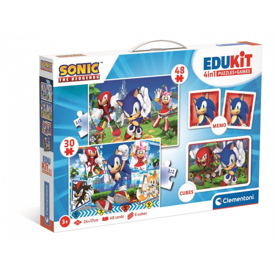 Clementoni Zestaw gier Edukit Sonic - 8005125183180