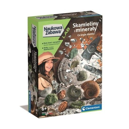 Clementoni Scientific fossils and minerals