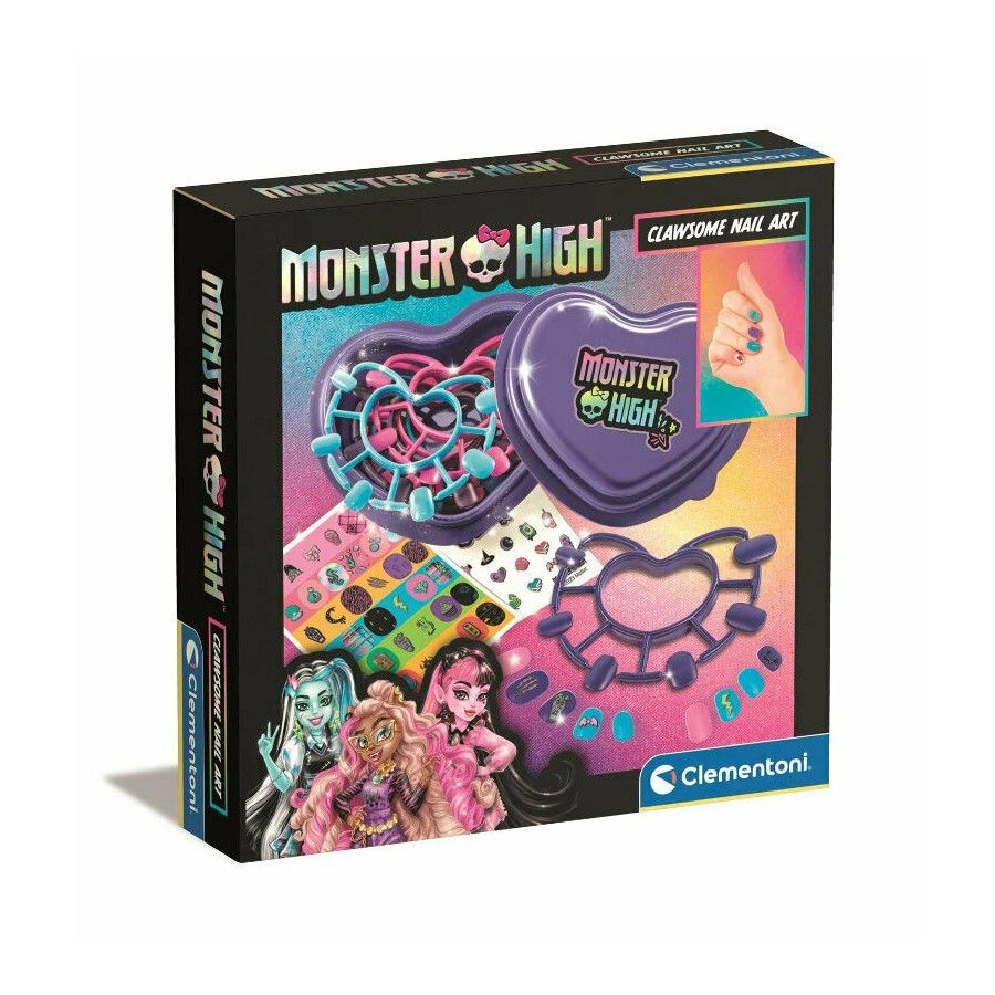 Clementoni Monster High Set - Nail Decorations - 8005125508808