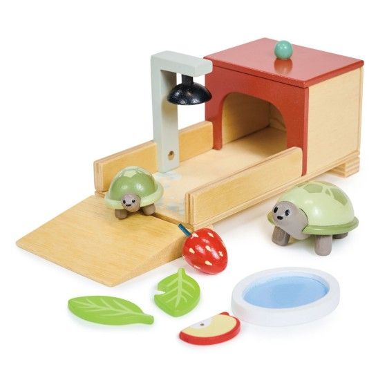 Tender Leaf Toys Figurine in legno per divertimento - Tartarughe