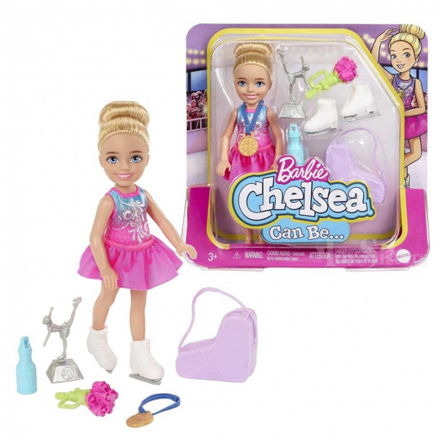 Barbie Chelsea Kariera Łyżwiarka - 194735012374