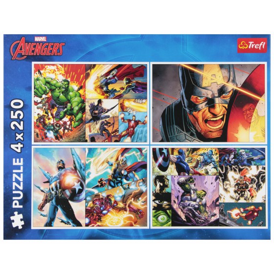 Trefl Puzzle Marvel 4 x 250 el. 