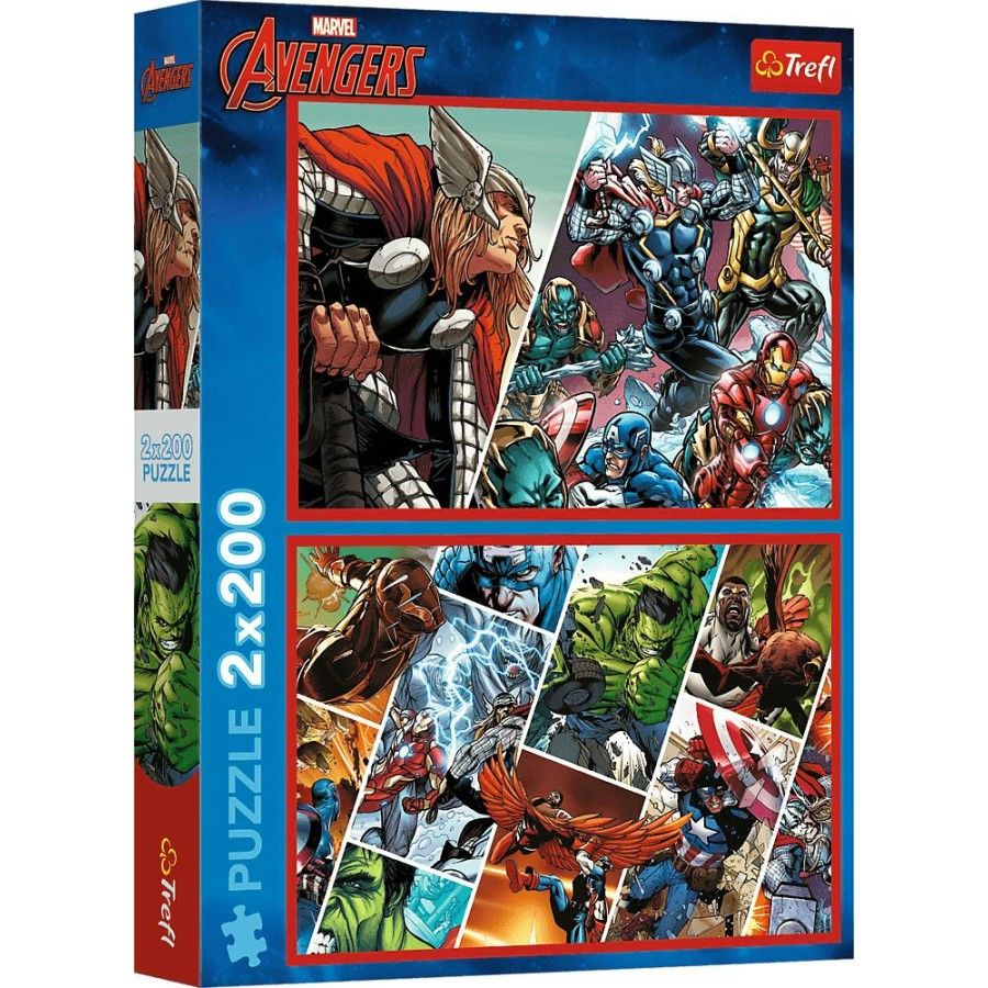 Trefl Marvel 2 x 200 el Puzzle. 