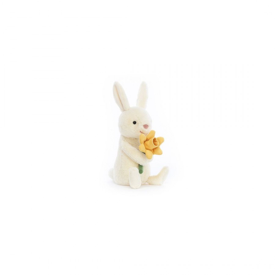 JellyCat Wesoły Króliczek z Żonkilem 18 cm - 670983134803