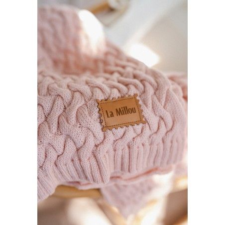 La Millou Warm Merino Blanket 100% - Stoned Pink