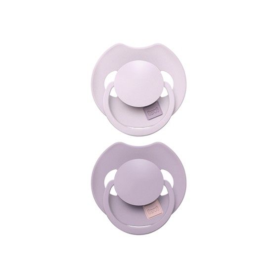 LOVI Smoczek silikonowy dynamiczny Prime 18+m 2 szt Lilac/Violet
