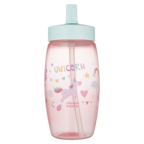 Canpol babies Bidon ze składanym ustnikiem 400 ml JEDNOROŻCE