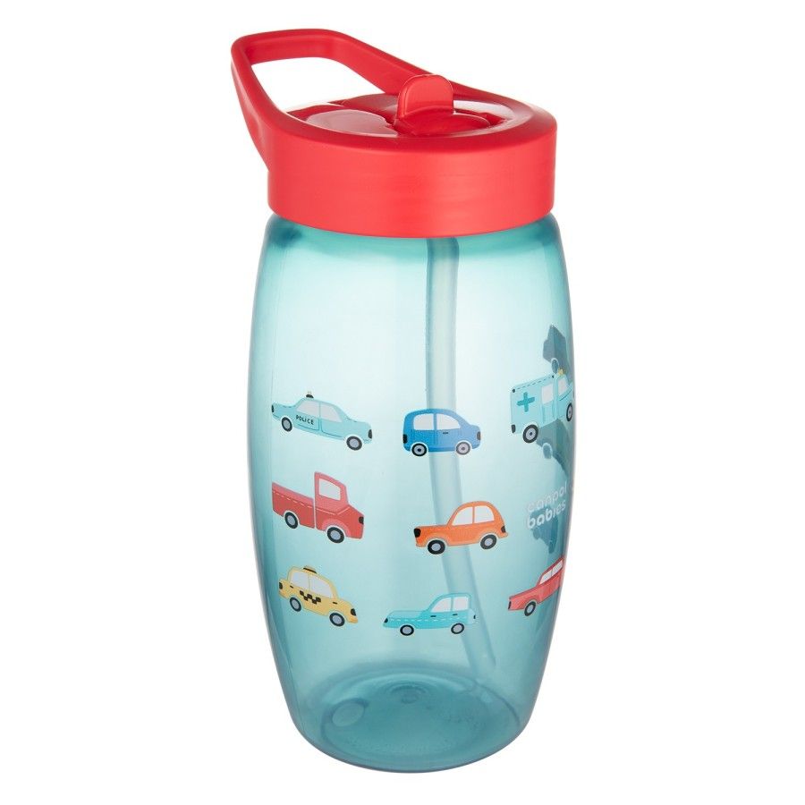 Canpol Babies Bidon egy összecsukható szájrész 400 ml autók -
