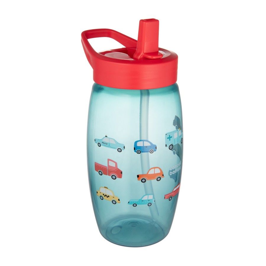 Canpol Babies Bidon egy összecsukható szájrész 400 ml autók -