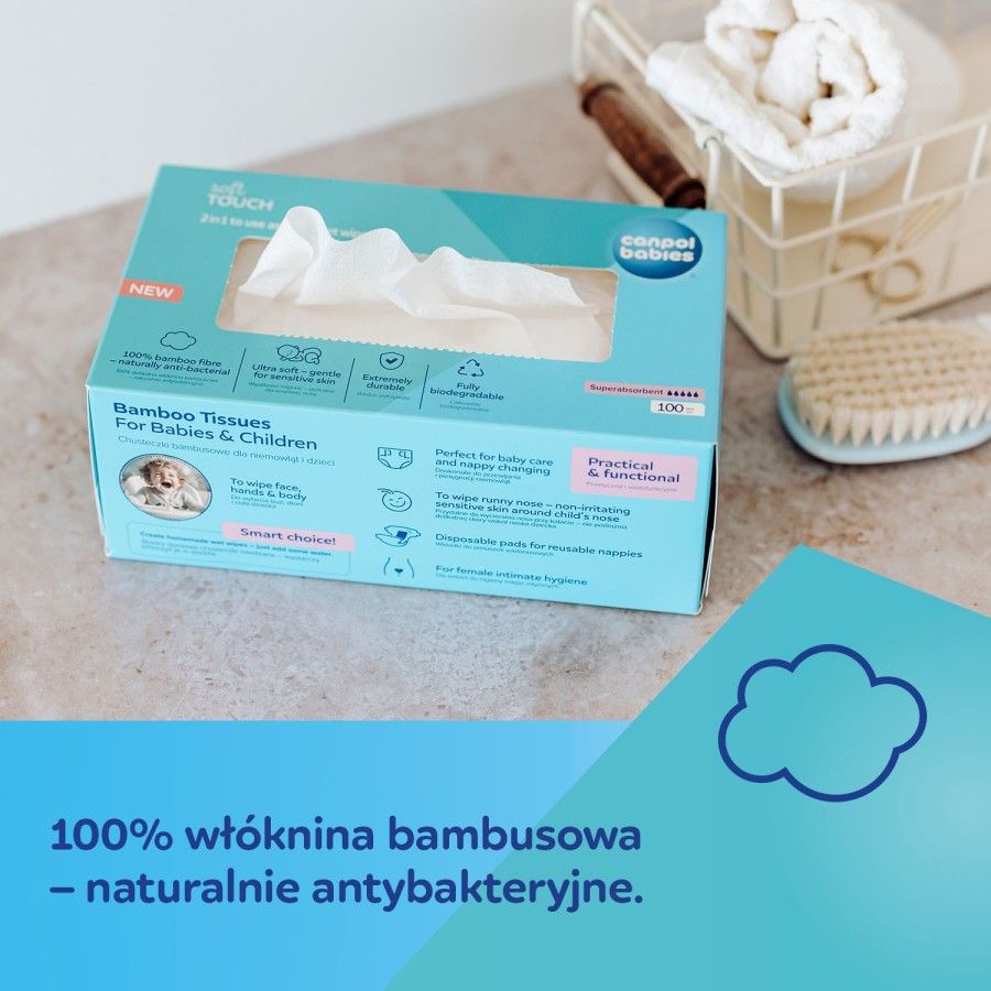 Canpol Babys trockene Bambusgewebe für Babys und Kinder
