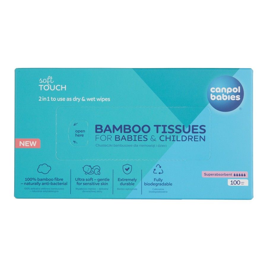 Canpol Babys trockene Bambusgewebe für Babys und Kinder