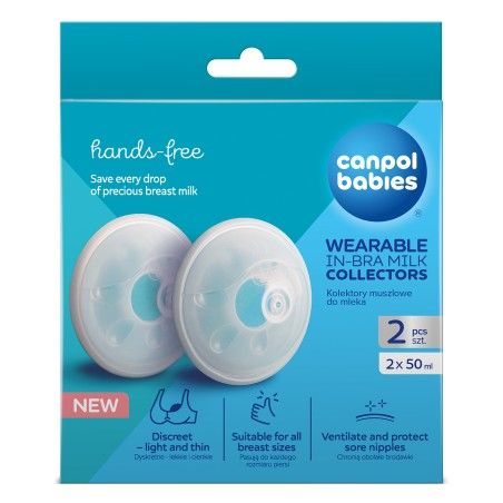 Canpol Babies Milk Collectors - Lactation Shells, 2 st