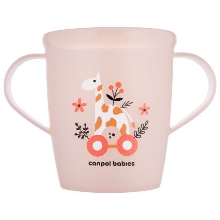 Canpol babes Coupe ouverte avec poignée 250 ml TOYS de corail