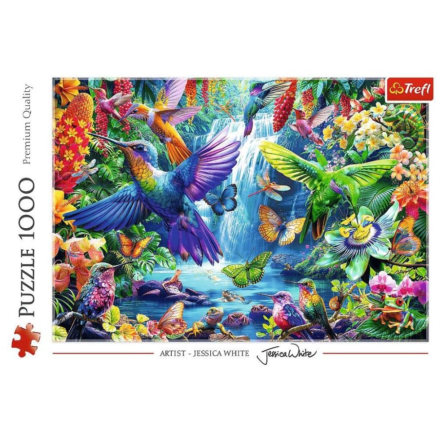 Trefl Puzzle 1000 é. Hummingbirds dans les tropiques