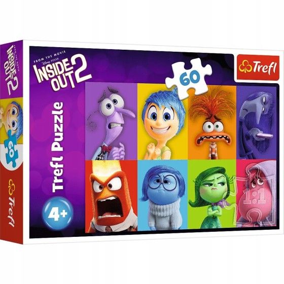 Trefl The puzzle in the head does not fit 2, 60 el. Get to know your emotions