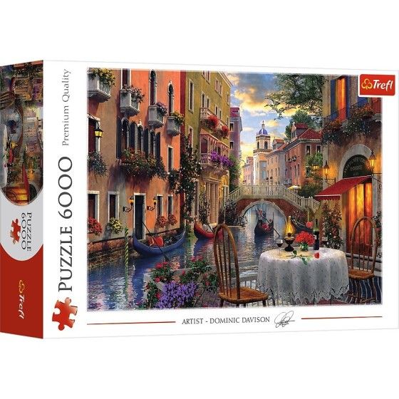 Trefl 6000 El Puzzle. Romantisches Abendessen