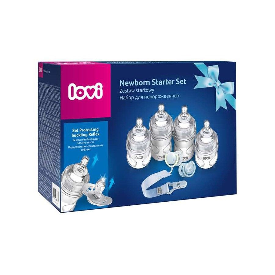 LOVI A set of a 4x medical bottle + calm pacifier