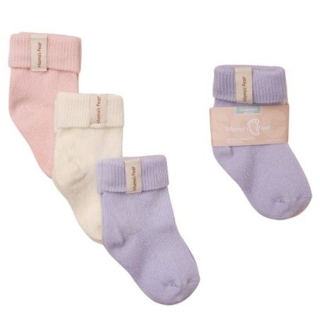 Mama's Feet Zestaw Skarpetek Nature Fruti - Skarpetki Bezuciskowe dla dziewczynki