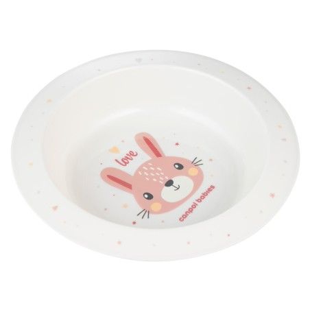 Canpol Babies plastic bowl 270 ml Cute animals krolik