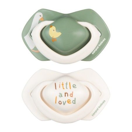 Canpol Babys Silikon touch 18m + Symmetrische Gans 2 Stück