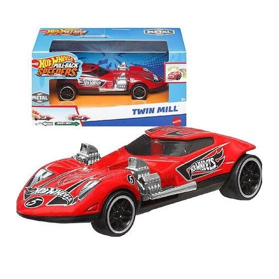 Hot Wheels Auto mit Pull-Back-Twin Mll