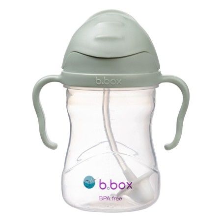 B.box un bidon pour enfants - une tasse de bouilloire avec une paille de 240 ml de lactosérum