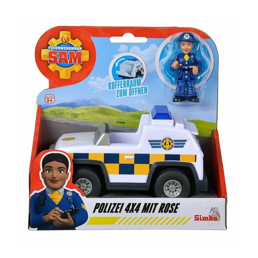 Simba Strażak Sam Jeep policyjny 4x4 mini