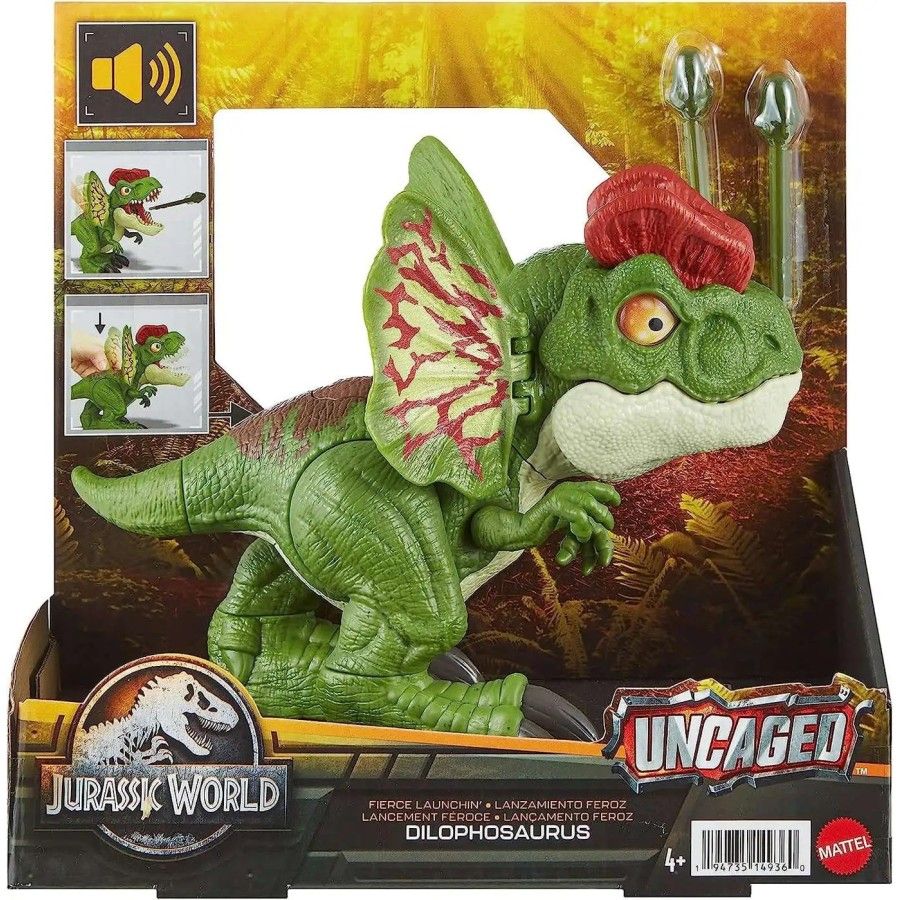 JJURASSIC WORLD Dilophosaurus ryczący HNT66