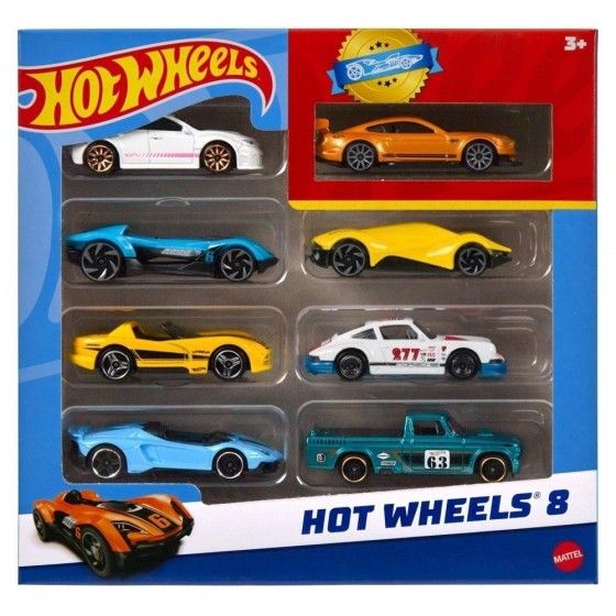 Hot Wheels Samochodziki 8-pak HPV78 mix