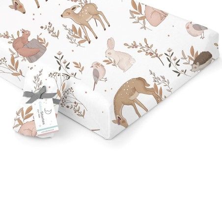 ColorStories Hoja de cama para amigas de bosque