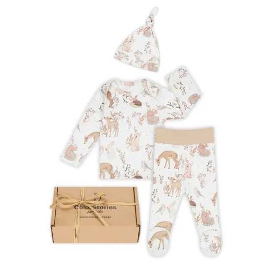 ColorStories Baby set 56cm 3-prvky lesných priateľov