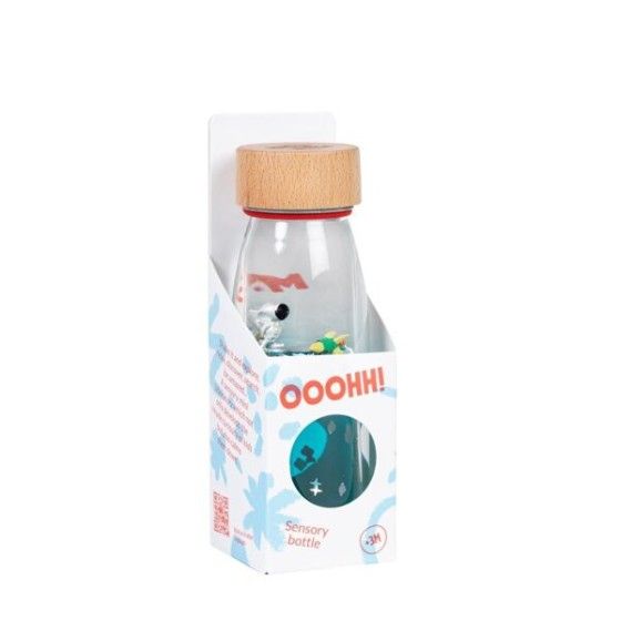 Petit Boum, la bouteille sensorielle, le mouvement spatial en